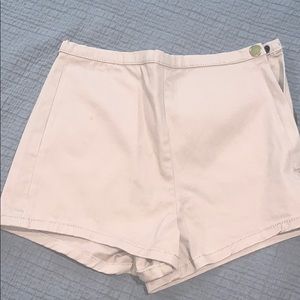 Beige high rise denim short- US XS.